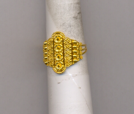 GOLD RING LADIES PLAIN FANCY