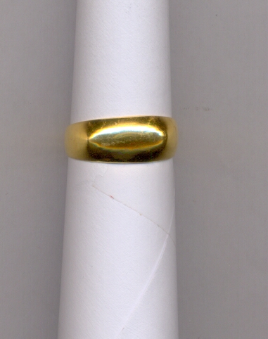GOLD RING LADIES PLAIN FANCY
