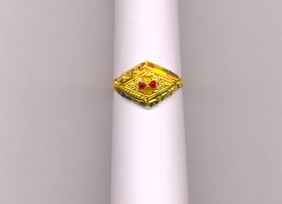 GOLD RING LADIES PLAIN FANCY