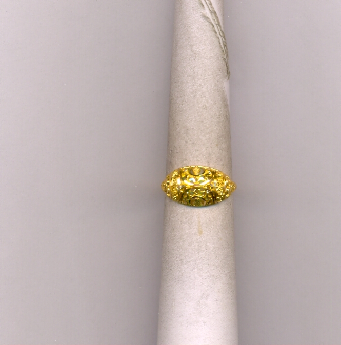 GOLD RING LADIES PLAIN FANCY