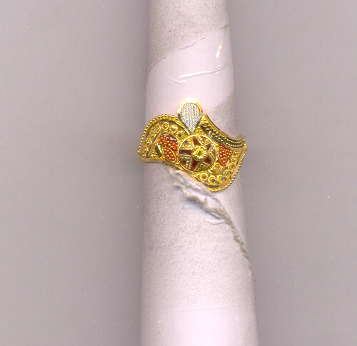 GOLD RING LADIES PLAIN FANCY