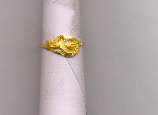 GOLD RING LADIES PLAIN FANCY