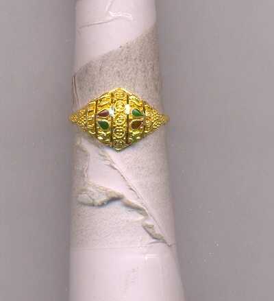 GOLD RING LADIES PLAIN FANCY
