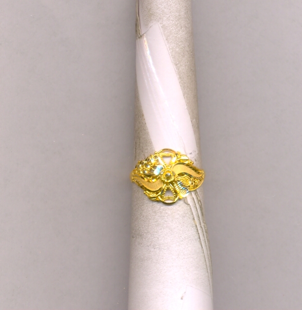 GOLD RING LADIES PLAIN FANCY