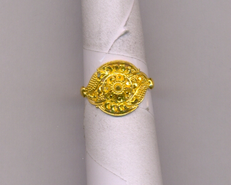 GOLD RING LADIES PLAIN FANCY