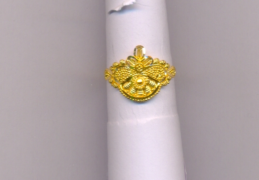 GOLD RING LADIES PLAIN FANCY