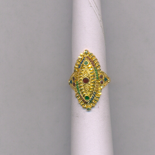 GOLD RING LADIES PLAIN FANCY