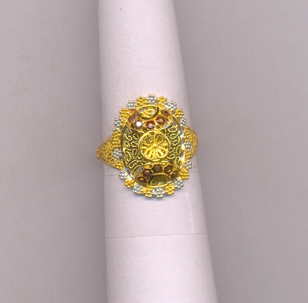 GOLD RING LADIES PLAIN FANCY