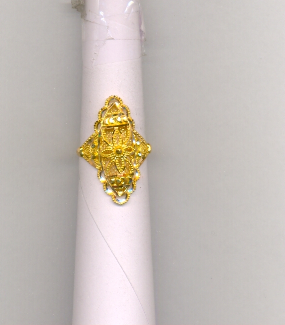 GOLD RING LADIES PLAIN FANCY