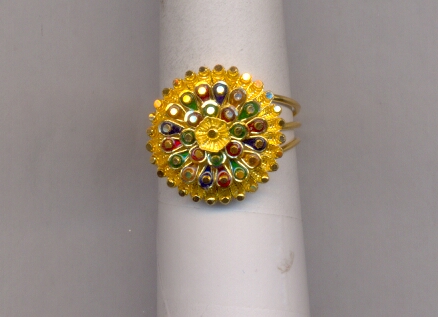 GOLD RING LADIES PLAIN FANCY