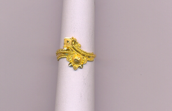 GOLD RING LADIES PLAIN FANCY