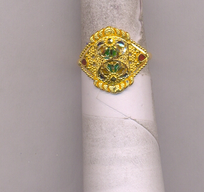 GOLD RING LADIES PLAIN FANCY