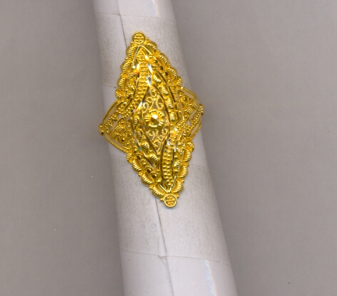 GOLD RING LADIES PLAIN FANCY