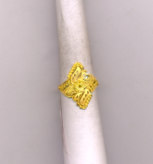 GOLD RING LADIES PLAIN FANCY