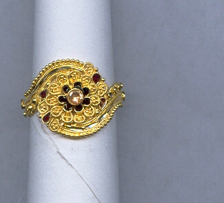 GOLD RING LADIES PLAIN FANCY