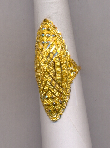 GOLD RING LADIES PLAIN FANCY