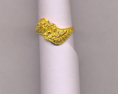 GOLD RING LADIES PLAIN FANCY