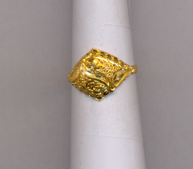 GOLD RING LADIES PLAIN FANCY