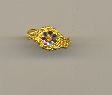 GOLD RING LADIES PLAIN FANCY