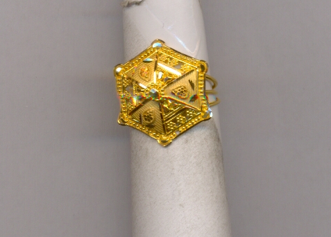 GOLD RING LADIES PLAIN FANCY