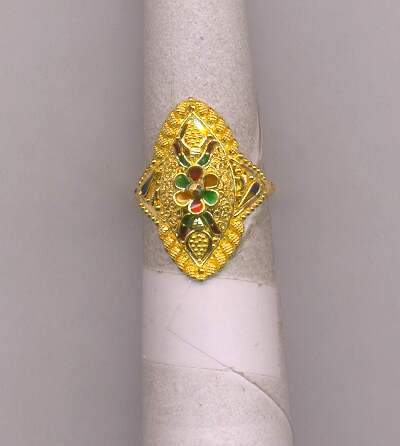GOLD RING LADIES PLAIN FANCY
