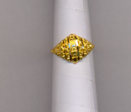 GOLD RING LADIES PLAIN FANCY