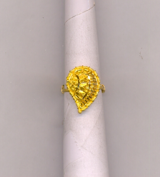 GOLD RING LADIES PLAIN FANCY