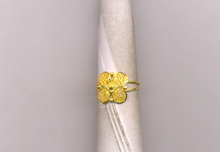 GOLD RING LADIES PLAIN FANCY