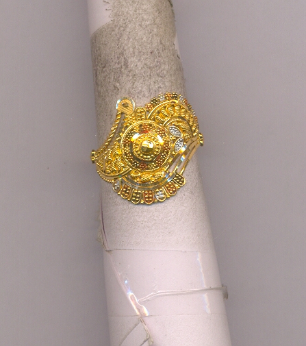 GOLD RING LADIES PLAIN FANCY