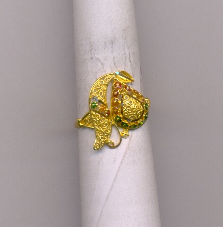 GOLD RING LADIES PLAIN FANCY