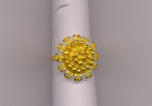GOLD RING LADIES PLAIN FANCY
