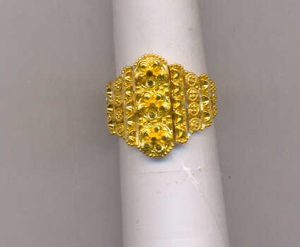 GOLD RING LADIES PLAIN FANCY
