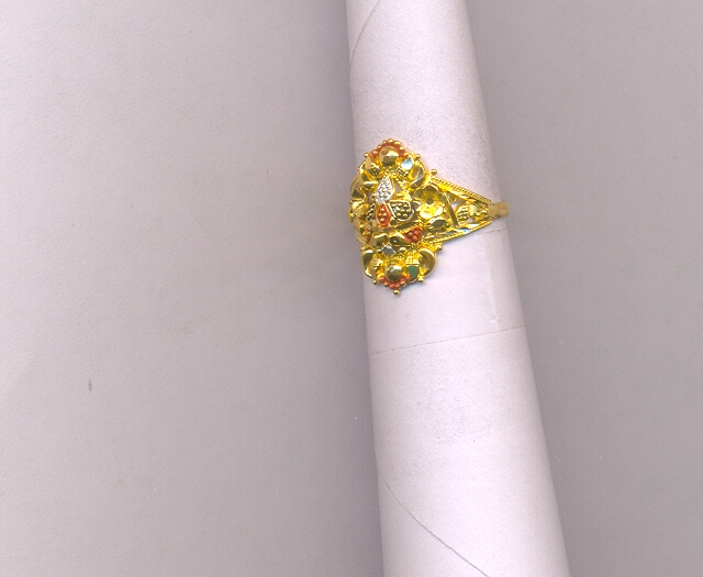 GOLD RING LADIES PLAIN FANCY
