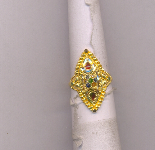 GOLD RING LADIES PLAIN FANCY