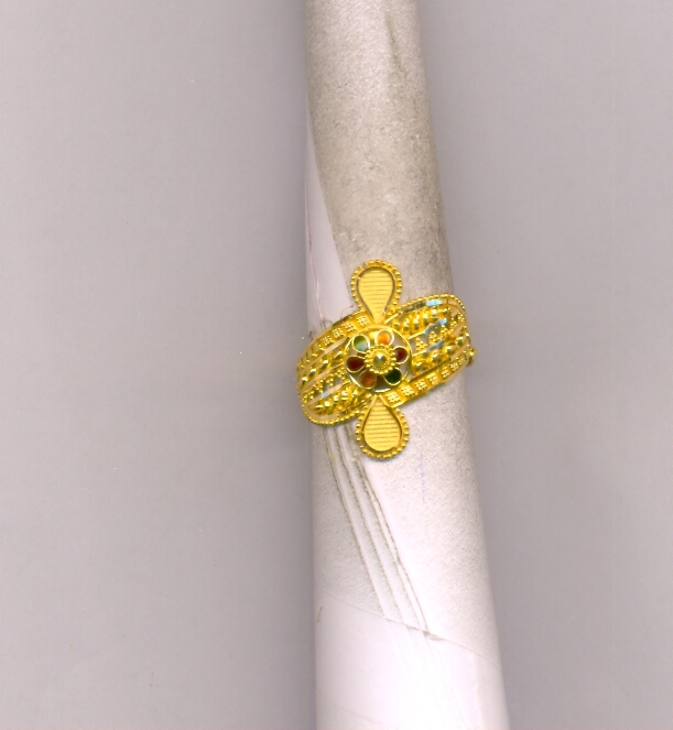 GOLD RING LADIES PLAIN FANCY