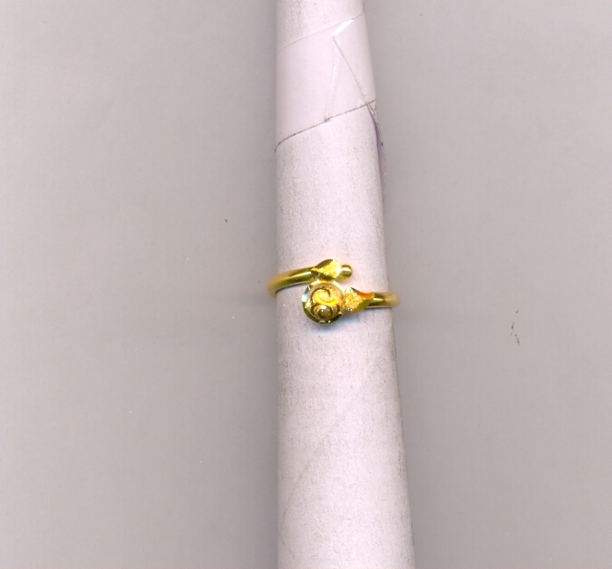 GOLD RING LADIES PLAIN FANCY