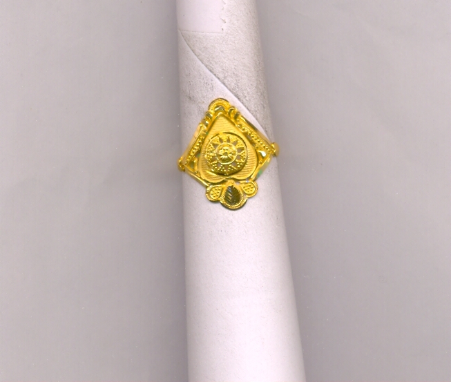 GOLD RING LADIES PLAIN FANCY