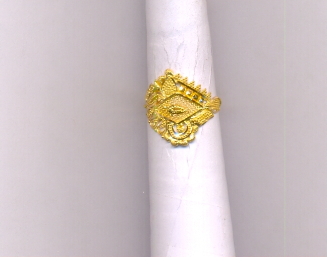 GOLD RING LADIES PLAIN FANCY