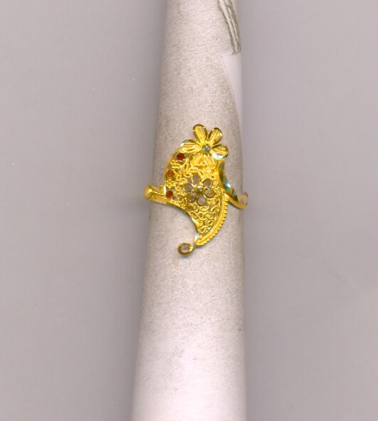 GOLD RING LADIES PLAIN FANCY