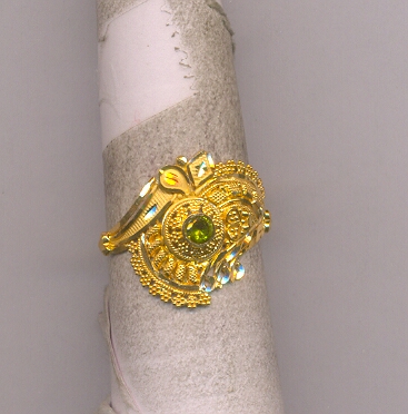 GOLD RING LADIES PLAIN FANCY