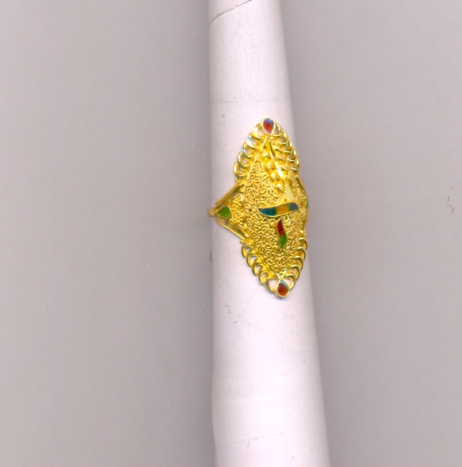 GOLD RING LADIES PLAIN FANCY