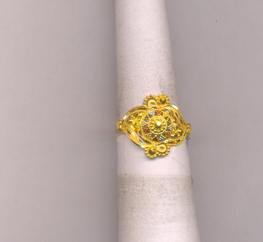 GOLD RING LADIES PLAIN FANCY