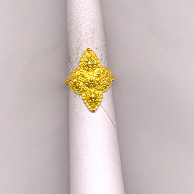 GOLD RING LADIES PLAIN FANCY