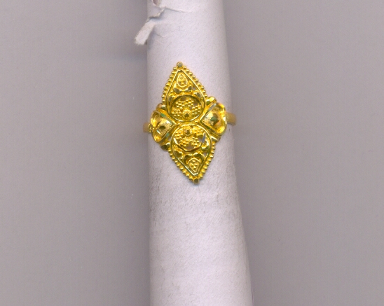 GOLD RING LADIES PLAIN FANCY