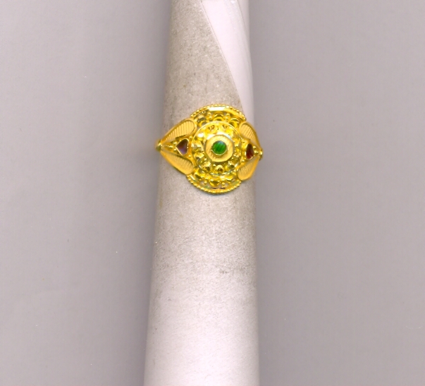 GOLD RING LADIES PLAIN FANCY