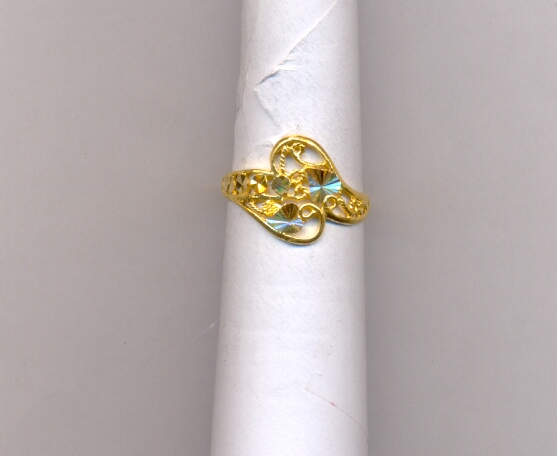 GOLD RING LADIES PLAIN FANCY