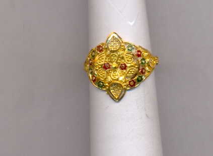 GOLD RING LADIES PLAIN FANCY