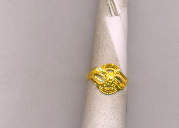 GOLD RING LADIES PLAIN FANCY
