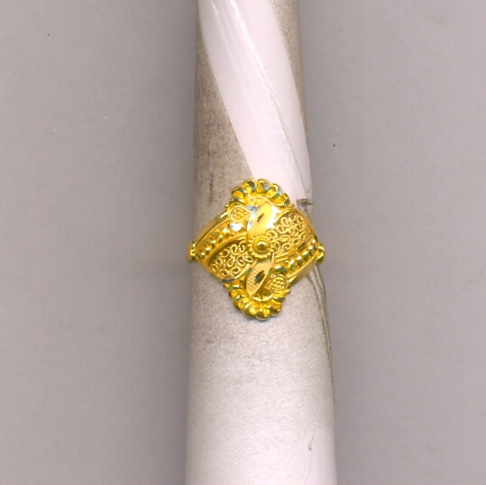 GOLD RING LADIES PLAIN FANCY