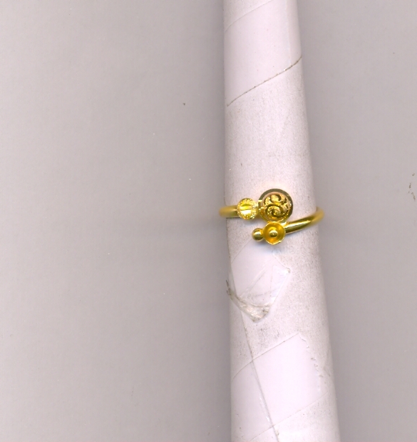 GOLD RING LADIES PLAIN FANCY